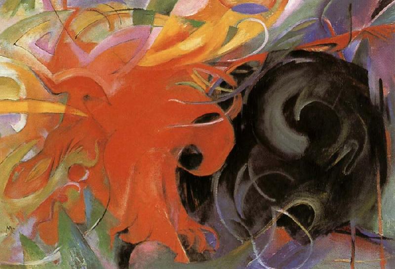 Franz Marc Fighting forms